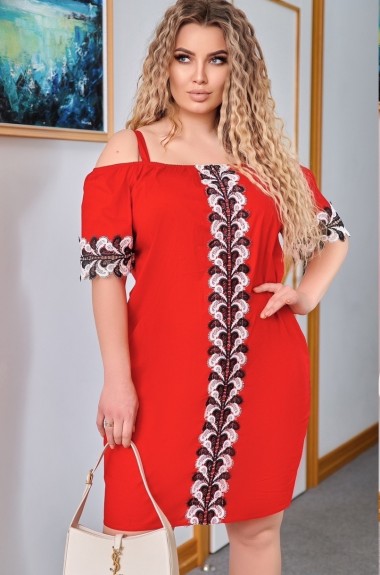 Летнее платье с кружевом OLI-1336A630