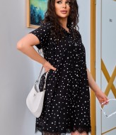 Платье халат на пуговицах OLI-1363A530