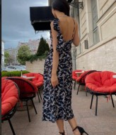 Нежное платье с одним рукавом NJ-LID-011A360 