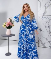 Платье в пол батал EY-611A17B20