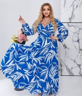 Платье в пол батал EY-611A17B20