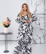 Платье в пол батал EY-611A17B20