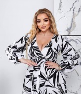 Платье в пол батал EY-611A17B20