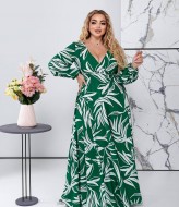 Платье в пол батал EY-611A17B20