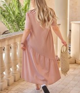 Летнее платье из льна  NJ-OLD-3072A806