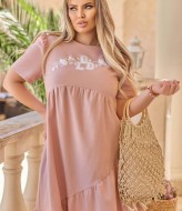 Летнее платье из льна  NJ-OLD-3072A806