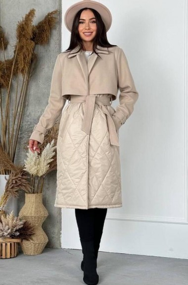 Пальто стьобане NJ-NOB-24060A1200 Пальто стьобане NJ-NOB-24060A1200