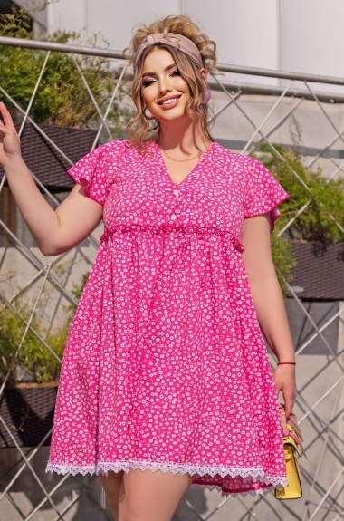 Платье с кокеткой под грудью OLI-1373A500