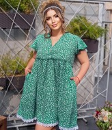 Платье с кокеткой под грудью OLI-1373A500