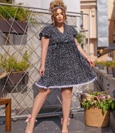 Платье с кокеткой под грудью OLI-1373A500