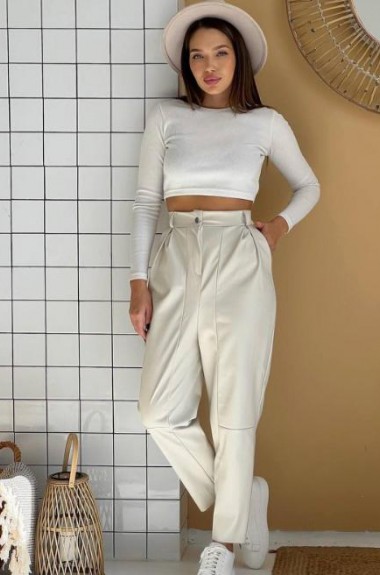 Кожанные брюки  NJ-LID-A056A450 Кожанные брюки  NJ-LID-A056A450