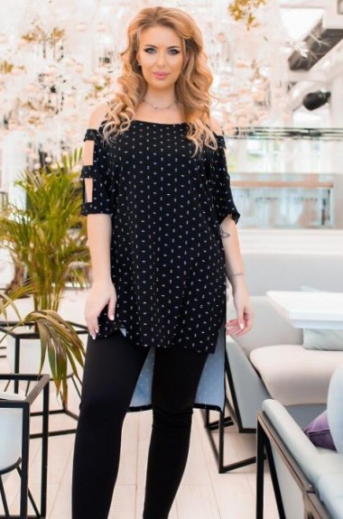 Асимметричная туника NJ-YM-05202A470 Асимметричная туника NJ-YM-05202A470