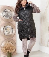 Удлиненная жилетка на синтепоне AO-2154A750