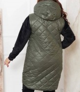 Удлиненная жилетка на синтепоне AO-2154A750