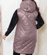 Удлиненная жилетка на синтепоне AO-2154A750