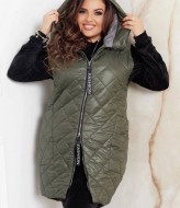 Удлиненная жилетка на синтепоне AO-2154A750