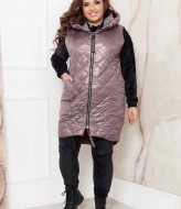 Удлиненная жилетка на синтепоне AO-2154A750