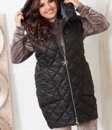 Удлиненная жилетка на синтепоне AO-2154A750