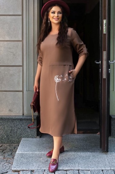 Прямое платье AO-2319A450