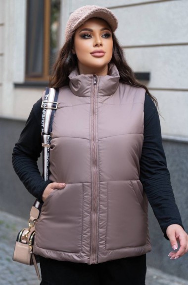 Жилетка с воротником стойкой OLI-007A650