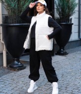 Жилетка с воротником стойкой OLI-007A650