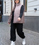 Жилетка с воротником стойкой OLI-007A650