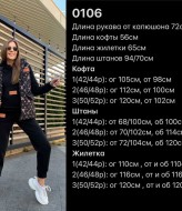 Костюм тройка на флисе с жилеткой VMS-0106A1190B1200