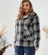 Клетчатая рубашка теплая TBY-217A580