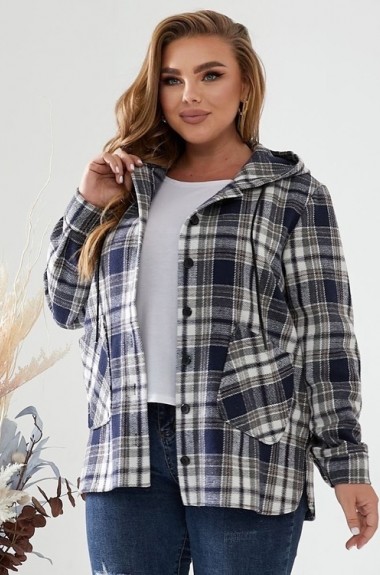 Клетчатая рубашка теплая TBY-217A580