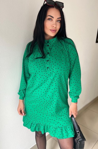 Платье с рюшами внизу OLI-1397A550