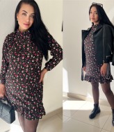 Платье с рюшами внизу OLI-1397A550