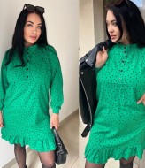 Платье с рюшами внизу OLI-1397A550