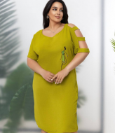 Повседневные платья больших размеров NJ-MA-N1111A450