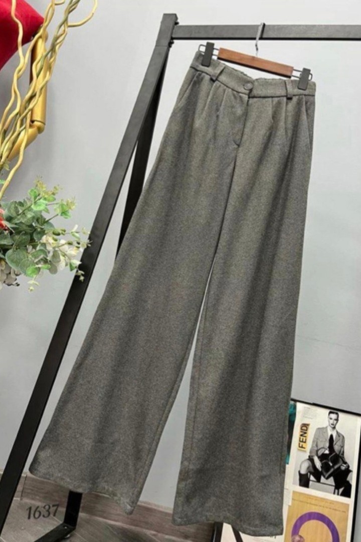 Широкие трикотажные брюки IO-03384A600