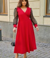 Платье на запах длинное EY-637A22B26