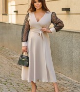 Платье на запах длинное EY-637A22B26
