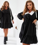 Коротка сукня з оборкою OLI-1399A600