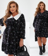 Коротка сукня з оборкою OLI-1399A600