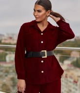 Женский вельветовый костюм EY-638A20B23