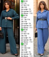 Женский вельветовый костюм EY-638A20B23