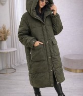Зимнее пальто стеганое с капюшоном NJ-IO-467.0225A1400