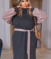 Теплое платье свободного кроя VLT-1535A750