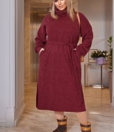 Теплое платье свободного кроя VLT-1535A750