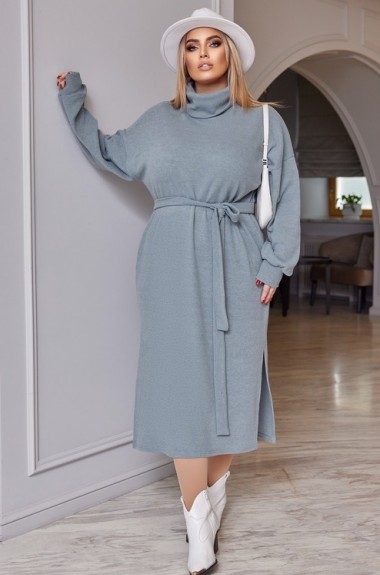 Теплое платье свободного кроя VLT-1535A750