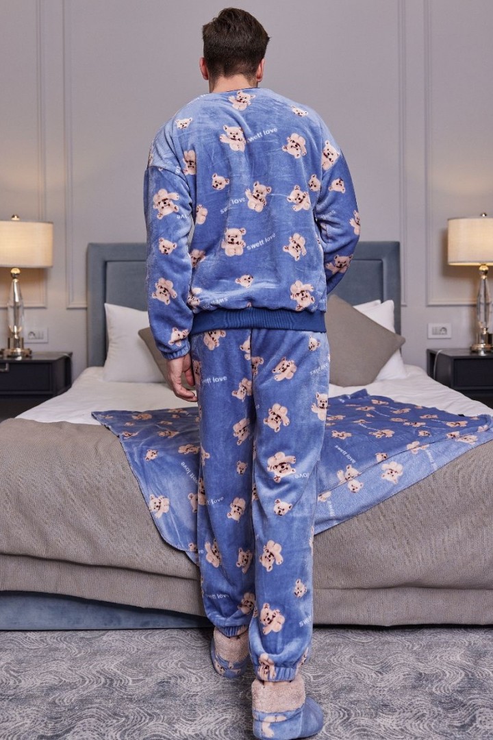 Мужская махровая пижама VTI-5241.1A620B650