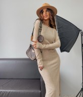 Платье длинное с разрезом LIB-8860A410