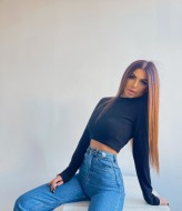 Кроп топ с длинными рукавами LIB-8870A230