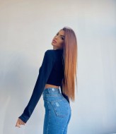 Кроп топ с длинными рукавами LIB-8870A230