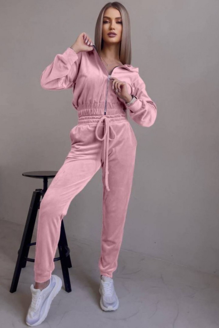 Женский спортивный костюм с укороченной кофтой VM-10364A470