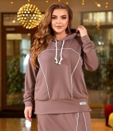 Спортивный костюм с юбкой батал MOV-397A700